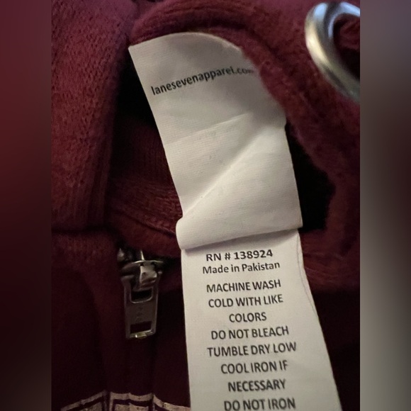 American Crown Zip Up Sweatshirt - Picture 5 of 5